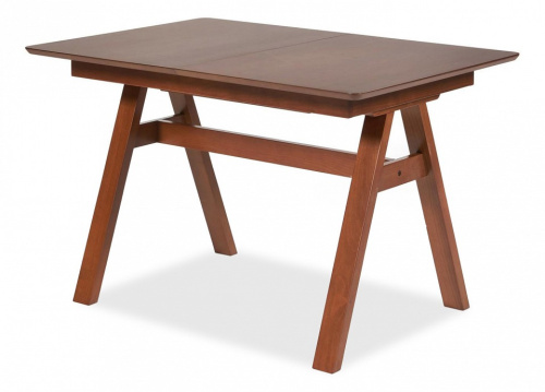 Стол раскладной Ricco (Рикко) основание бук, столешница мдф, 80x120+40x75см, Коричневый. Фото №1