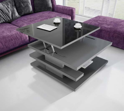 Журнальный стол NORA 2052 Plomo/Negro фото Журнальный стол NORA 2052 Plomo/Negro. Фото №2