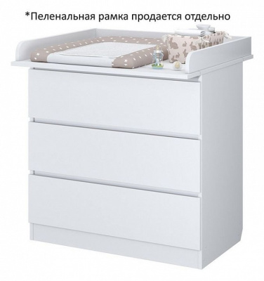 Комод Polini kids Simple 1980, белый. Фото №5