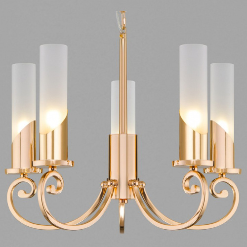 Подвесная люстра Eurosvet Banci 60117/5 золото. Фото №1