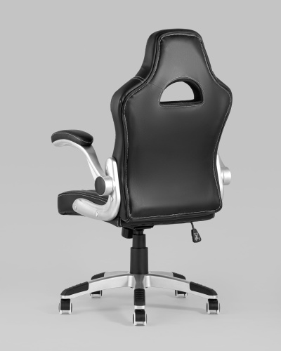 Кресло игровое TopChairs Genesis черное. Фото №7