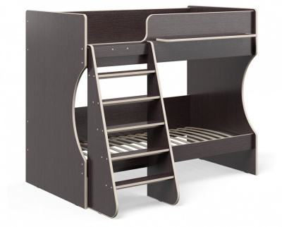 Кровать двухъярусная Р434 Капризун 3, древесина коричневая светлая дуб. Фото №3