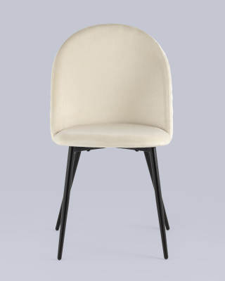 Стул Lilly велюр бежевый. Фото