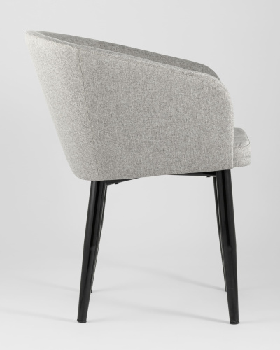 Кресло Ральф рогожка серый. Фото №4