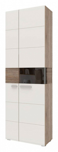 Филадельфия СТЛ.263.01 Шкаф-витрина Дуб сонома трюфель/Латте. Фото №1