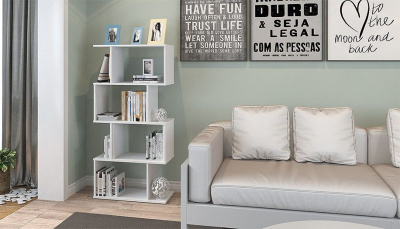 Стеллаж Polini Home Smart, белый фото Стеллаж Polini Home Smart, белый. Фото №5