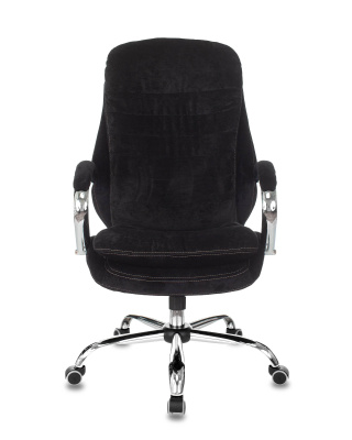 Кресло руководителя Бюрократ T-9950SL Fabric черный Light-20 крестовина металл хром фото Кресло руководителя Бюрократ T-9950SL Fabric черный Light-20 крестовина металл хром. Фото №4