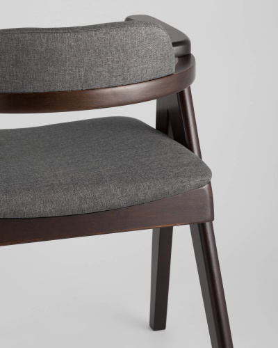 Стул обеденный OLAV темно-серый 2 шт.. Фото №9