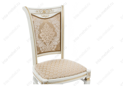 Стул деревянный Mariano молочный патина. Фото №15