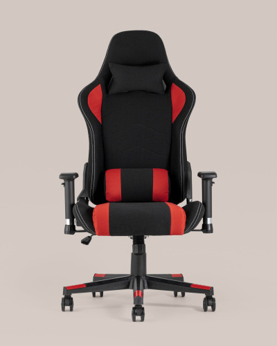 Кресло игровое TopChairs Maybach черно-красное. Фото №5