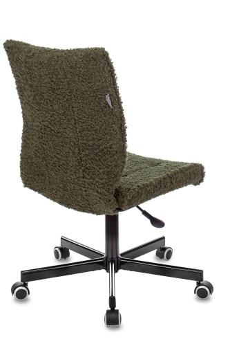 Кресло Бюрократ CH-330M хаки экомех крестовина металл черный. Фото №6