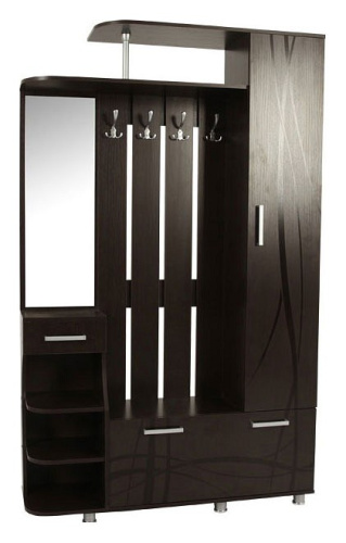 Стенка для прихожей Барселона-1 венге. Фото №1