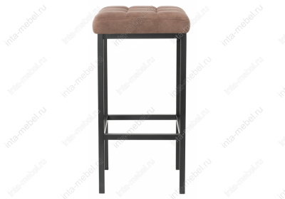 Барный стул Лофт ткань катания корица / черный матовый. Фото