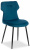 Стул Secret De Maison ROBOCOP (mod. DC0128) вельвет/металл, 57 х 46 х 85 см , синий (HLR 63)/черный   (поставляется по 4 шт). Фото №1