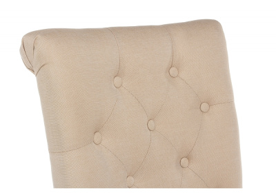 Стул деревянный Amelia white / fabric cream. Фото