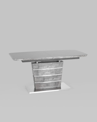 Стол обеденный Гамбург раскладной 160-200*90 серый. Фото №3