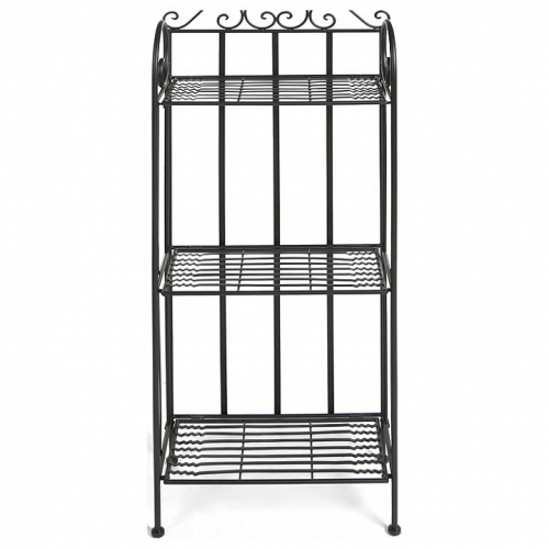 Этажерка Secret De Maison 004 стальной сплав, 42х20х108см, черный (поставляется только по 4 шт). Фото №1