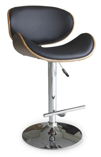 Стул барный JY1076 черный/хром. Фото №1